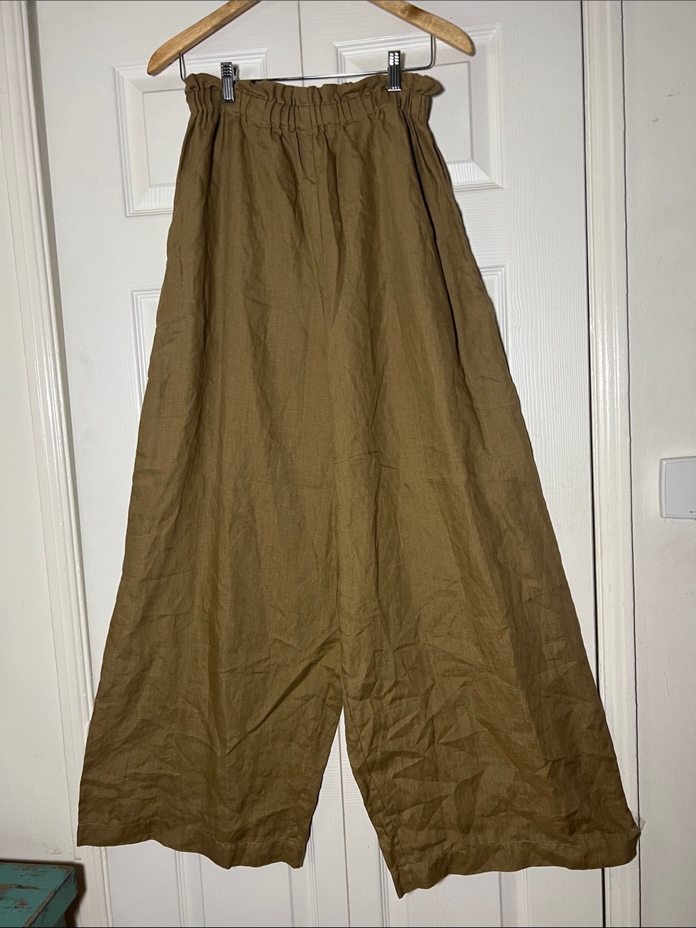 OZMA California Super Wide Leg Linen Pants Women’s Small - Picture 2 of 7